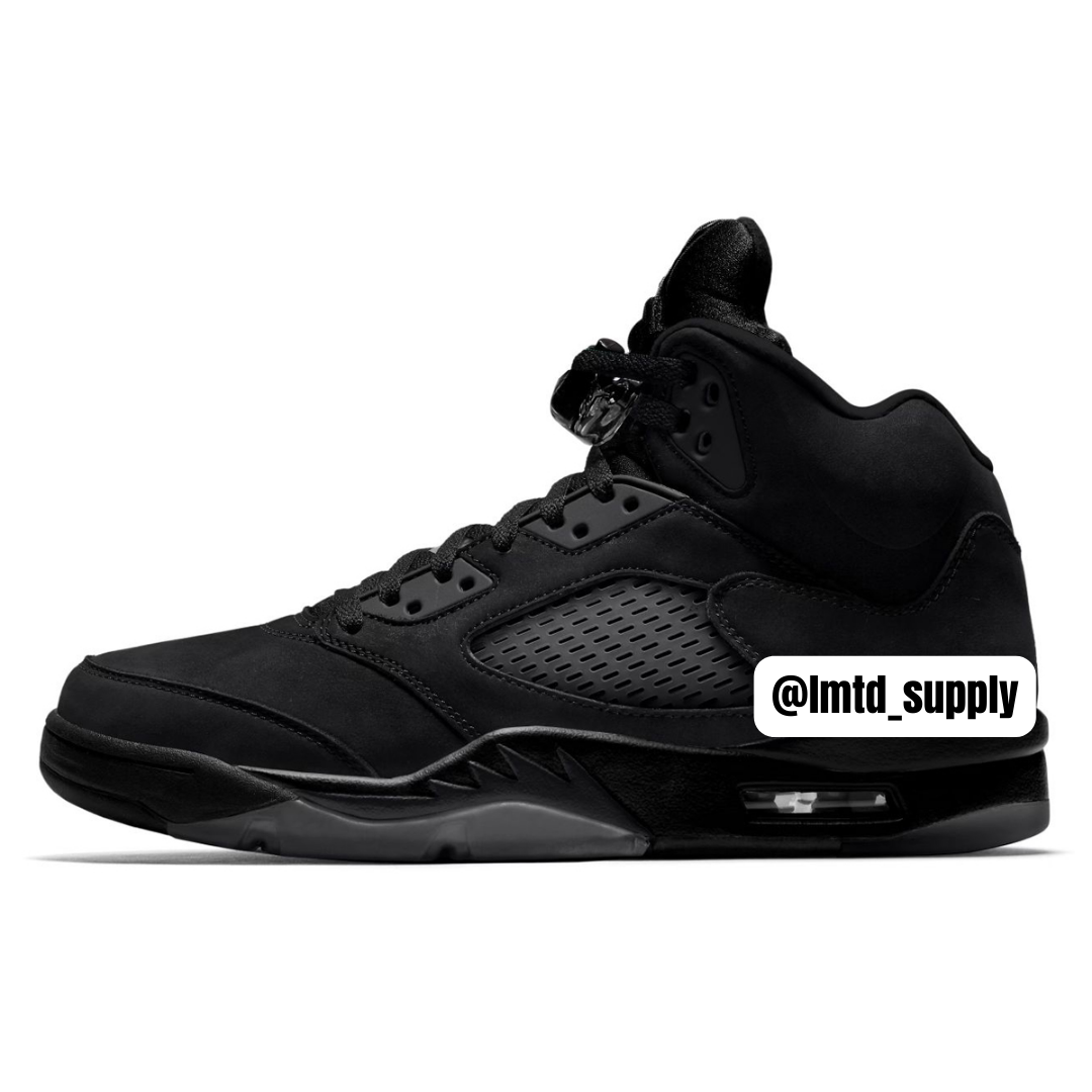 Jordan 5 am black sales