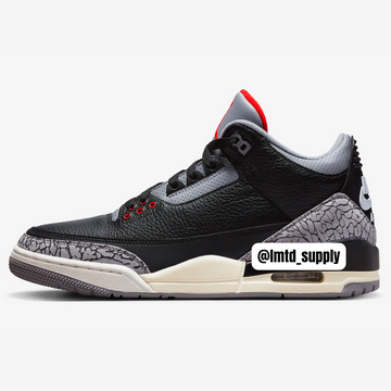PRE ORDER 2024 Air Jordan 3 Retro "Black Cement Reimagined"