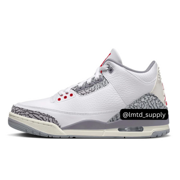 PRE ORDER 2024 Air Jordan 3 Retro "Cement Grey"