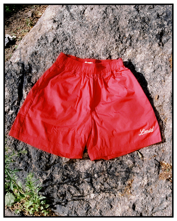 LMTD SUPPLY® Spring/Summer 2022 'Red Nylon' Shorts